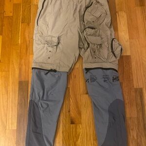 Nike Men's Gray and Tan Cargo Pants